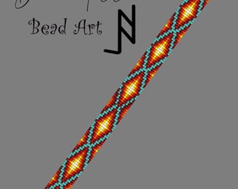 Loom Beaded Hat Band Pattern PDF
