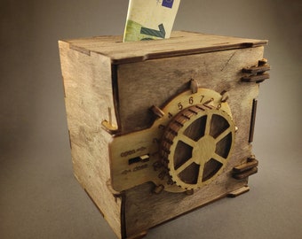 Pirates wooden box safe I New gift packing idea I Escape room mini puzzle I Birthday gift I Wedding gift