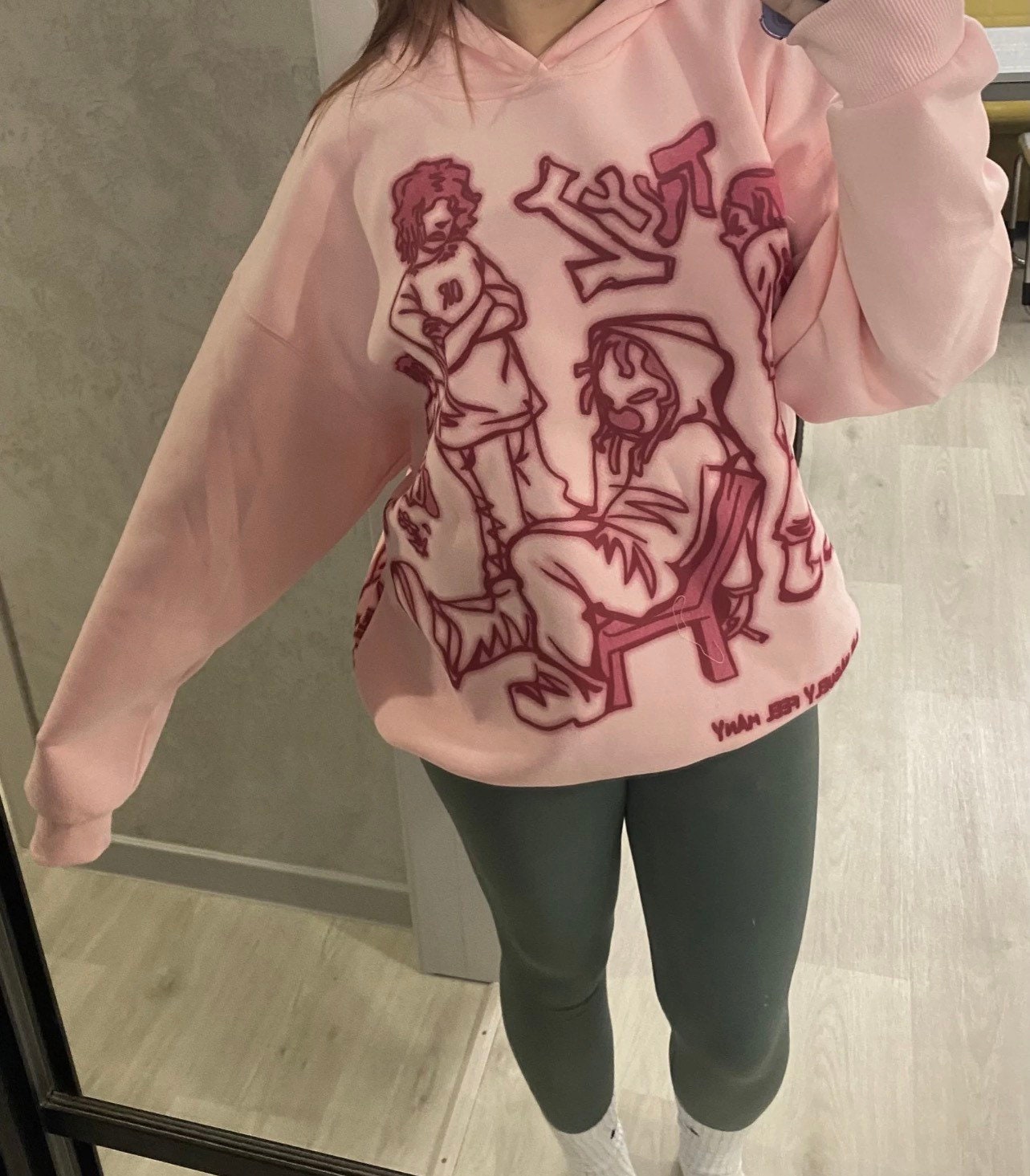 acg pink hoodie