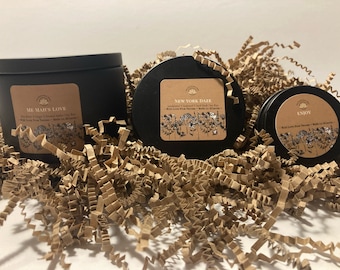 Ensemble-cadeau de 3 bougies en cire de soja de 12 oz