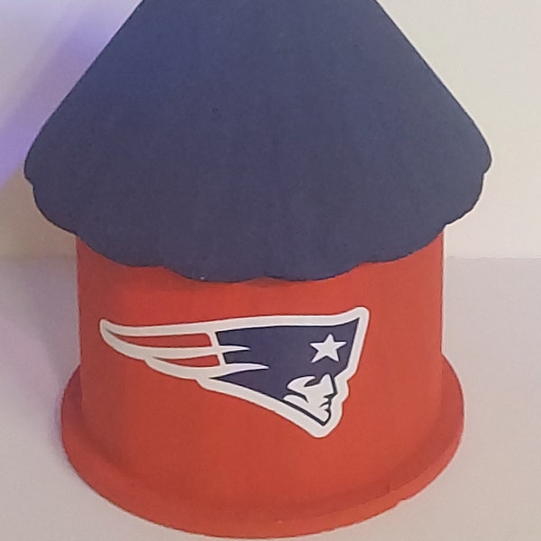 New England Patriots Hand Painted Birdhouse