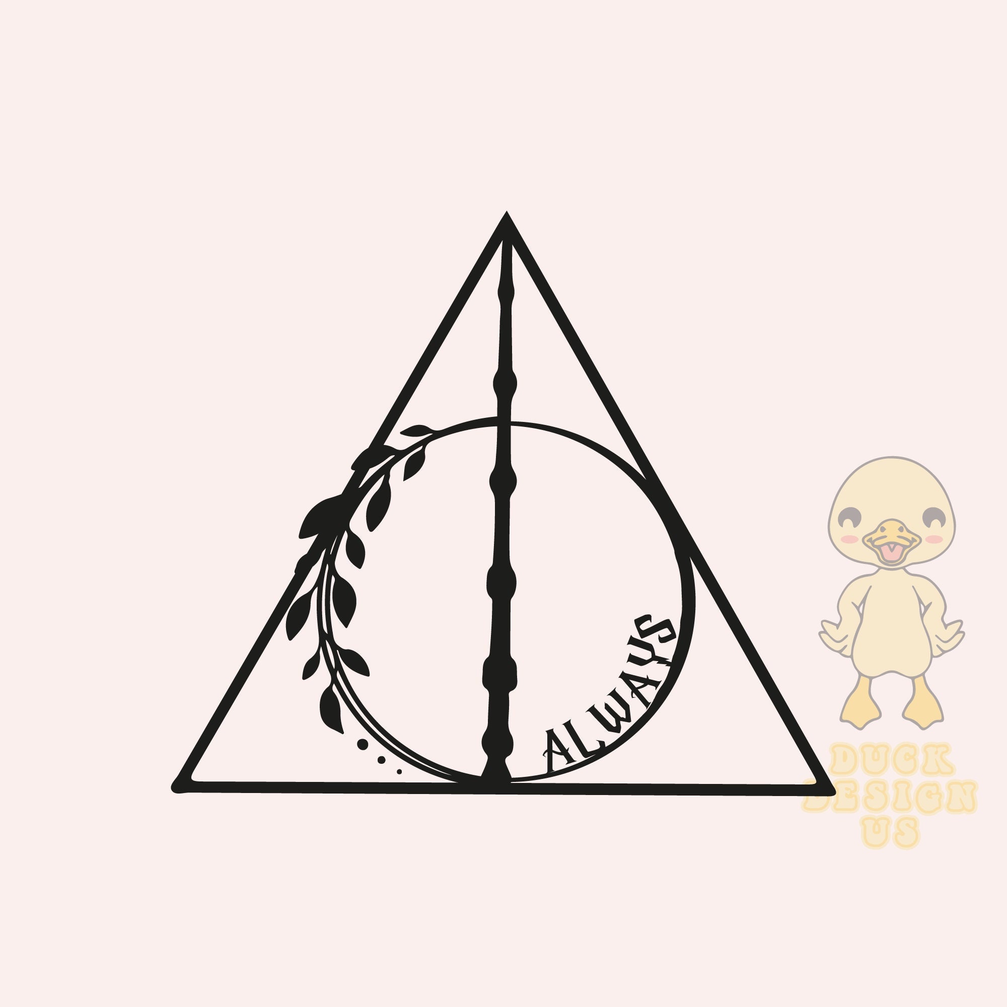 Deathly Hallows Stencil
