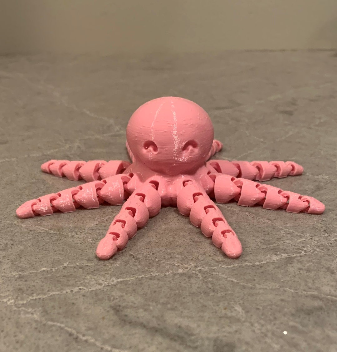 3D Printed Articulating Octopus Etsy