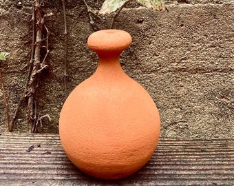 FRENCH WATERING BELL #3 terracotta pot for gentle watering of succulents, seedlings, cacti, bonsai, terrariums, orchids, etc.