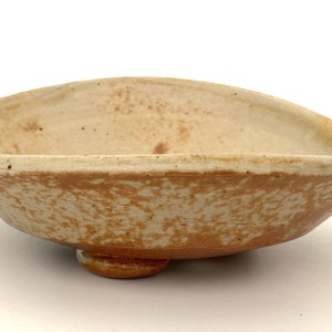 STONEWARE BONSAI POT #6 wood fired pottery - succulent planter - handmade - studio pottery - anagrama - ash glazed - one of a kind