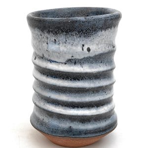 CERAMIC TUMBLER #1 stoneware clay tumbler - water, wine, tea, juice, beer, milk - wheel thrown - food safe - studio pottery - one of a kind