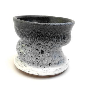 STONEWARE WHISKEY GLASS #9 wine or juice tumbler - small ceramic tumblers - rocks glass - whiskey lover - groomsmen gift - handmade - unique