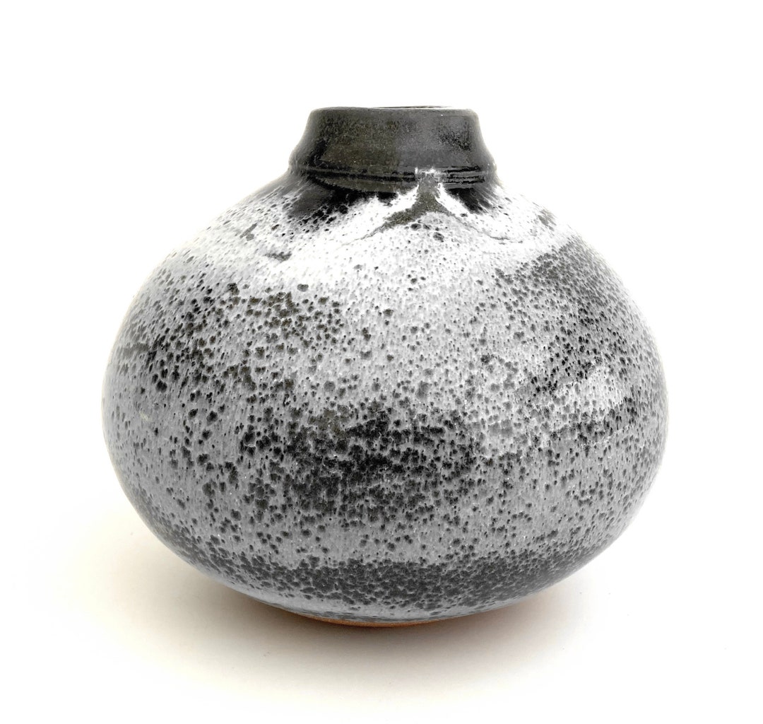 STONEWARE VASE #22 Wheel Thrown Ceramic Vase for Bouquets or Long Stem ...