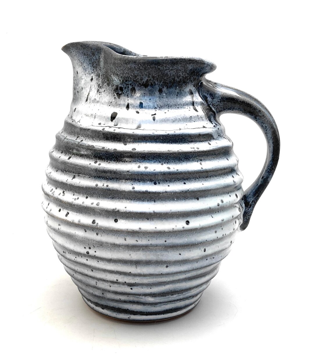 STONEWARE PITCHER #21 Ceramic Pitcher or Vase - Wheel Thrown - Food ...