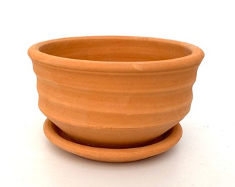 SMALL TERRACOTTA PLANTER #121 flower pots for small plants succulents cactus