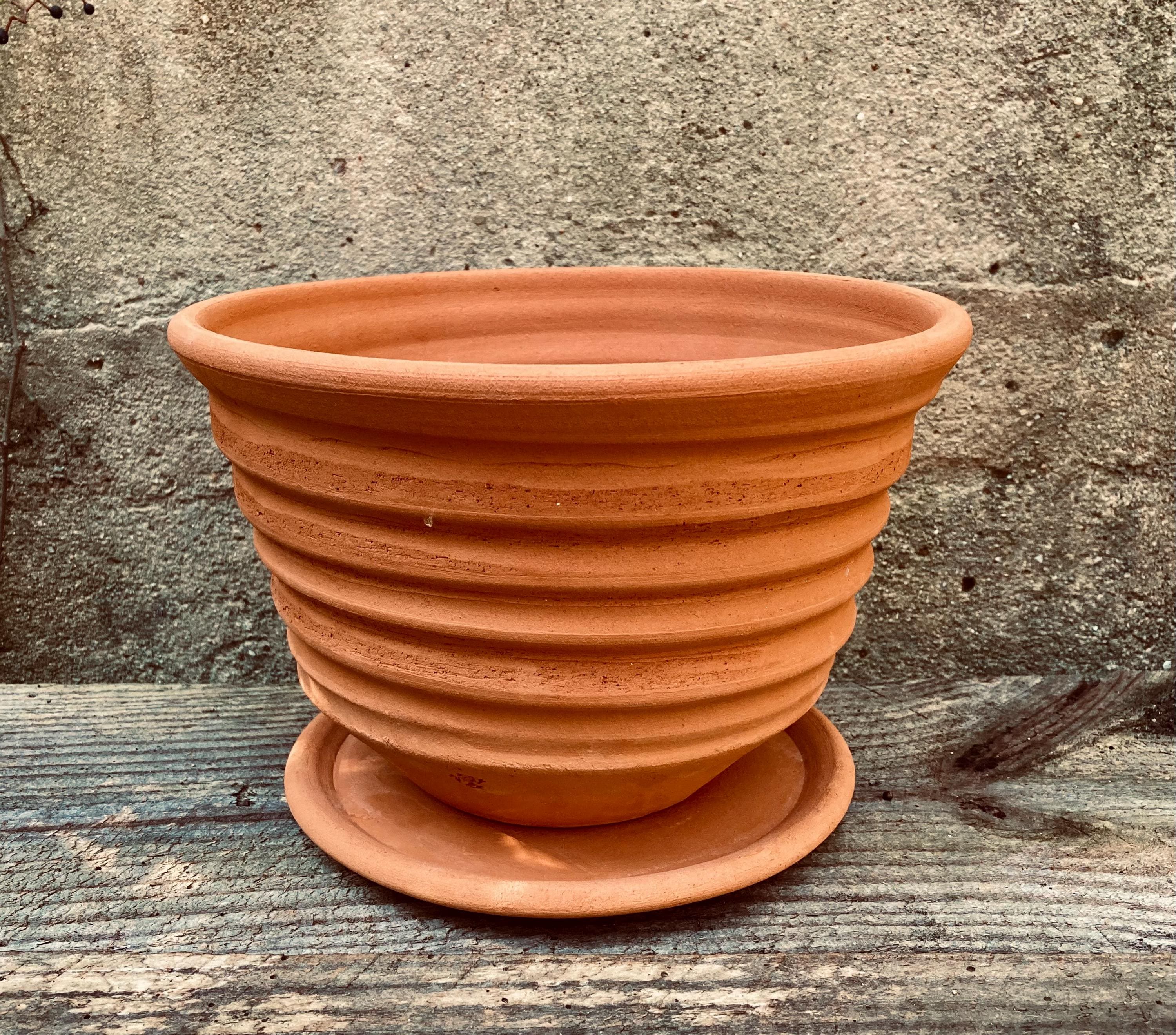 Large clay planter - Etsy México, image size:3000x2640