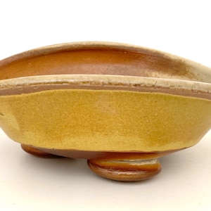 STONEWARE BONSAI POT #5 wood fired succulent planter - handmade - studio pottery - wheel thrown - one of a kind