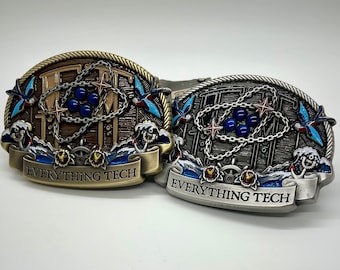 Electronics Technician Belt Buckle