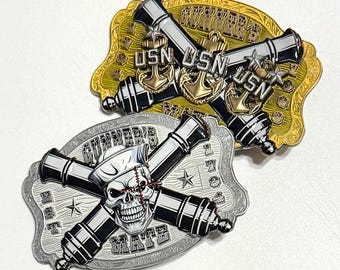 Gunner's Mate Belt Buckle