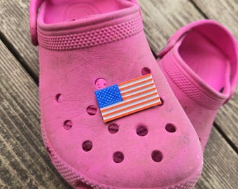 American Flag shoe clip