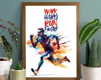 Motivierende Sofort Download digitales Poster, Wand Kunst Druck Poster - Ungerahmt