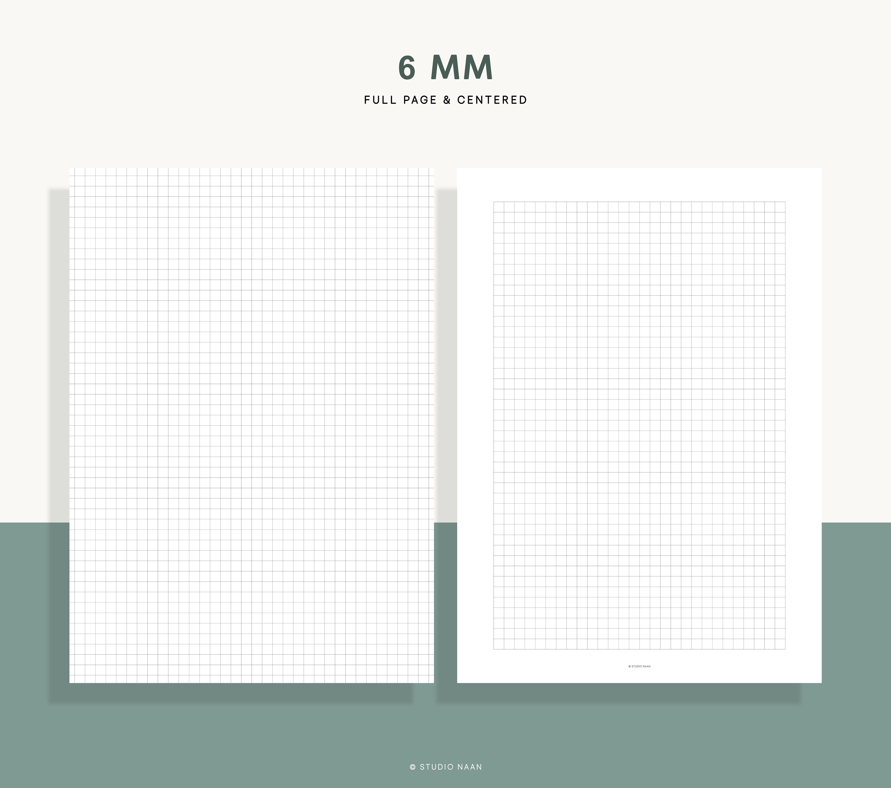 Grid Paper Bundle Printable Grid Paper Narrow Grid Paper Notebook ...