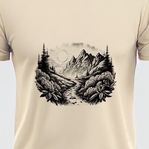 Wandern T-Shirt - Original Wandern Berge, Fernweh, Camping, Trail Shirt - Outdoor Wandern Tees