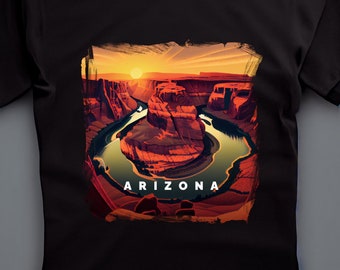 Arizona Tee - Horseshoe Bend Grand Canyon Arizona T-Shirt