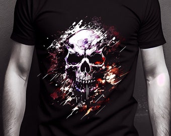 Cool Skull T-Shirt - Epic Skull Shirts - Original Skull Design