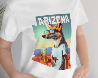 Arizona Coyote Beer T-Shirt - Arizona Shirt, Coyote Shirt