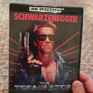 Wydruk/kopia twarda Oryginalna okładka z grafiką Terminatora 4K Blu-ray (bez pudełka i płyty)