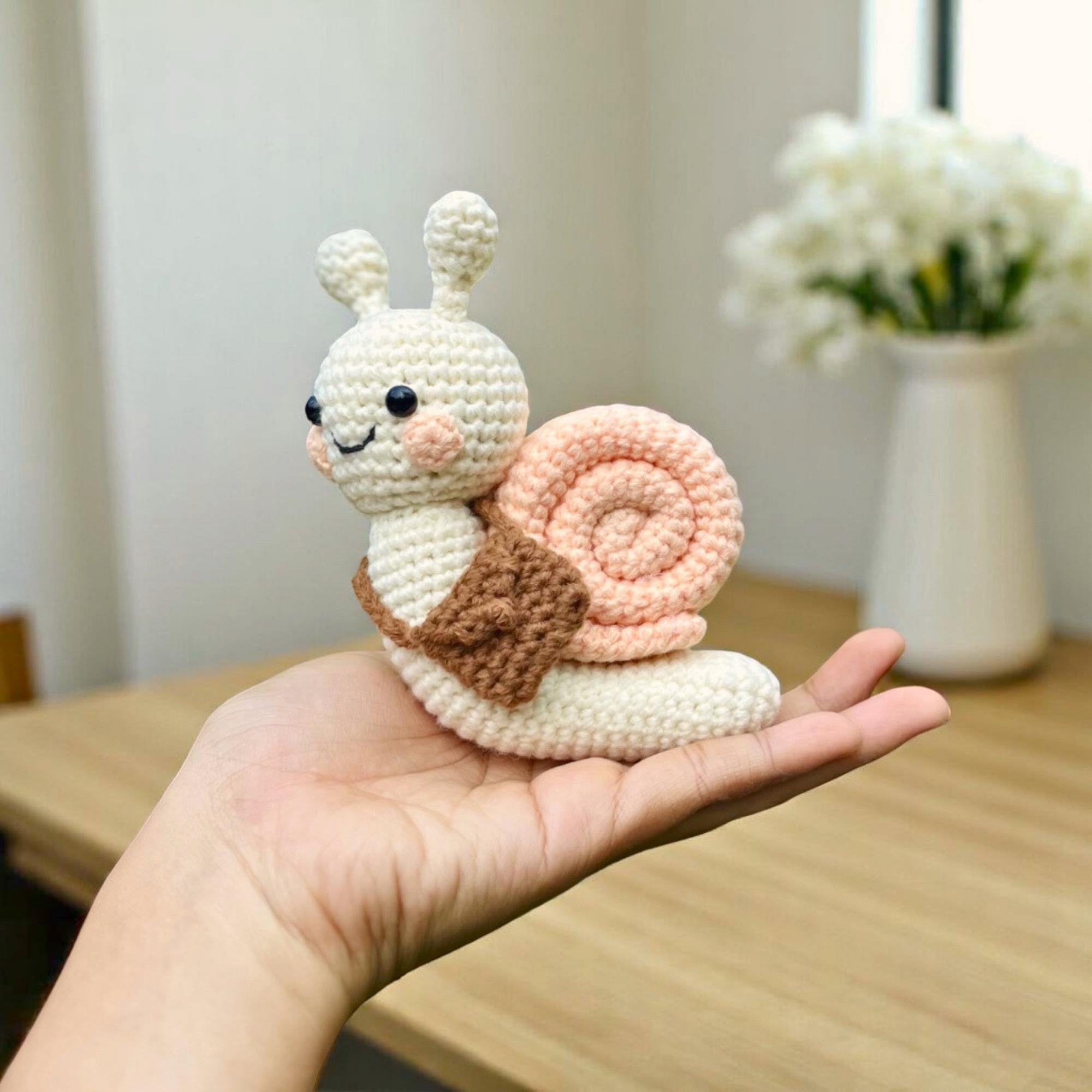 SNAIL MAIL RICOCHET ビッグラブ100枚限定版　廃盤 Snail Mail Crochet Pattern, Crochet Snail Pattern, Cute Amigurumi