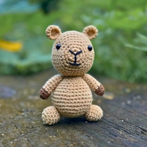 Capybara Crochet Pattern: Amigurumi Animal (PDF Download)