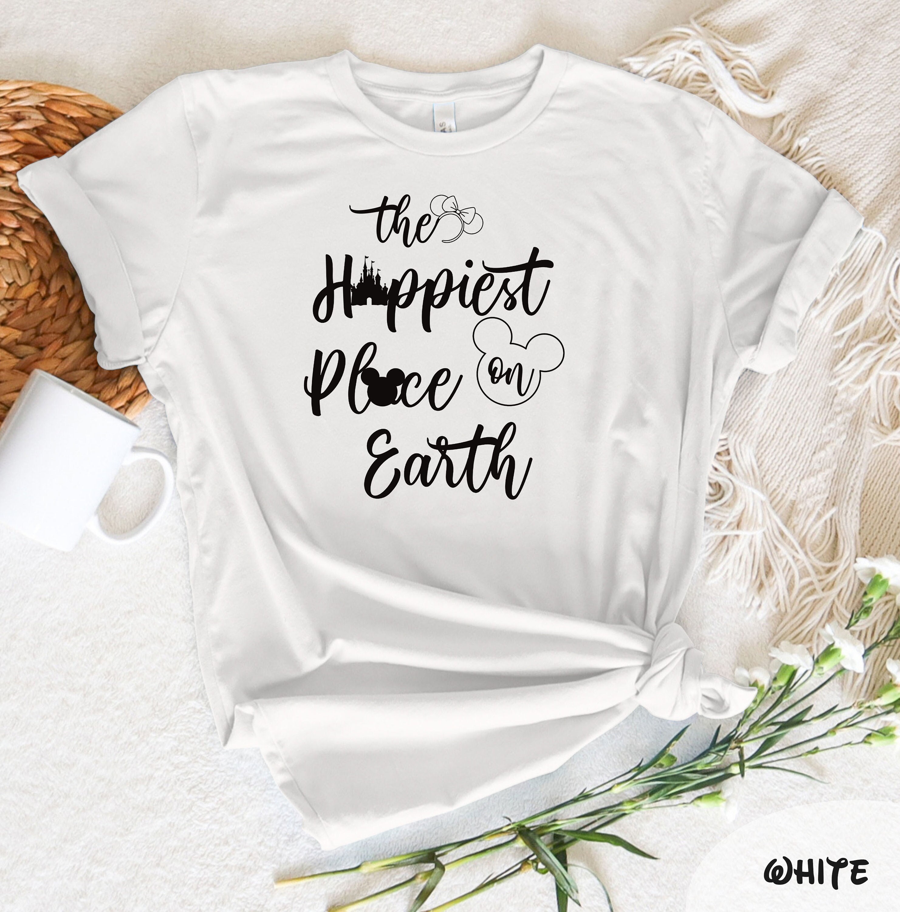 Happiest Place on Earth Disney T-Shirt, Disney World Shirts