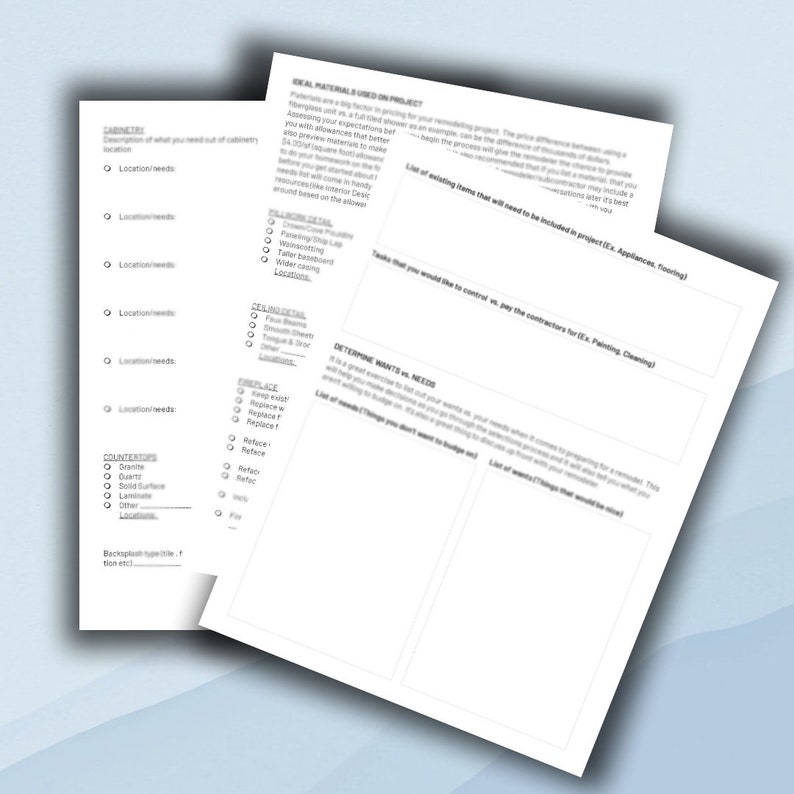 E-workbook Printable Planner: How to Avoid Bad Contractors for Your New ...