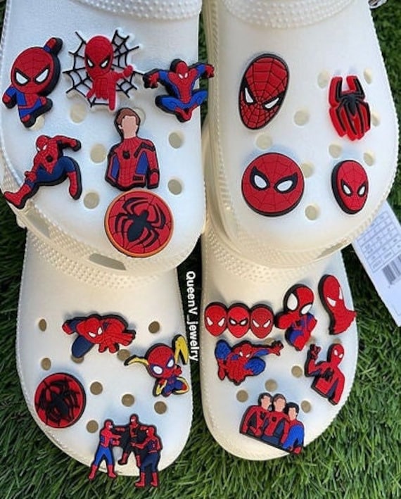Spiderman Croc Charms