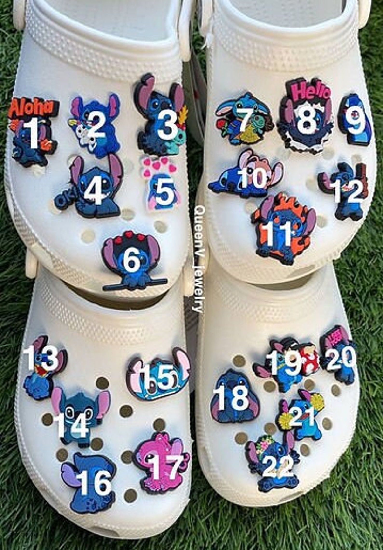 Lilo & Stitch Croc Charms Etsy