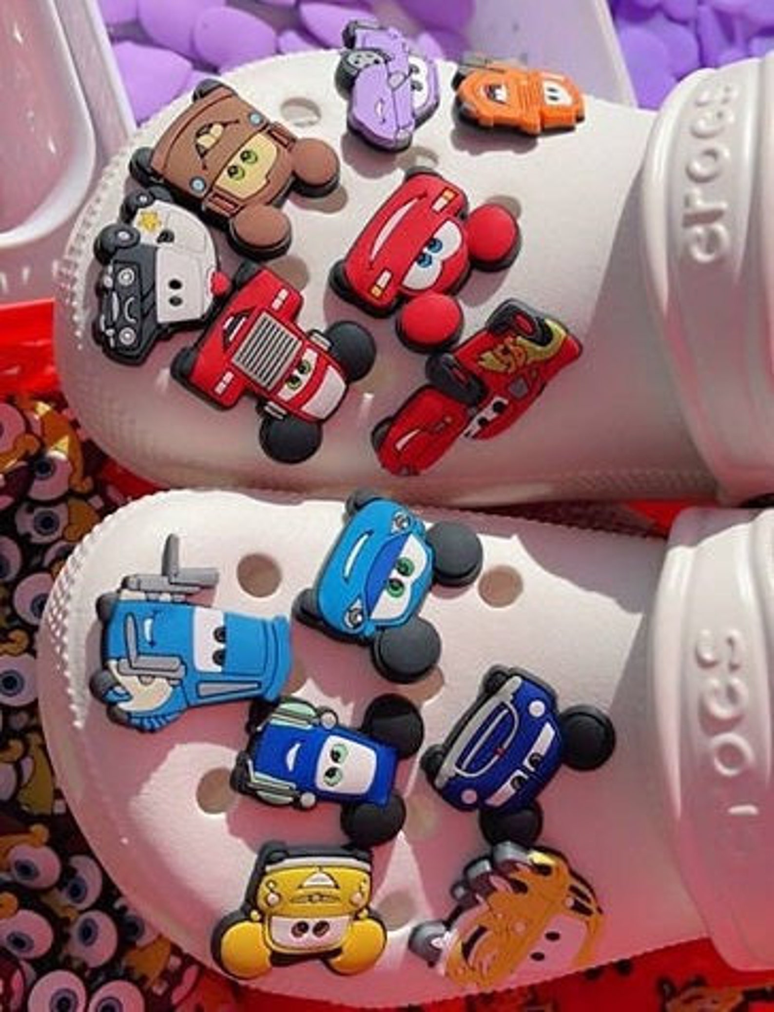 Cars, Lightning Mcqueen Croc Charms Etsy
