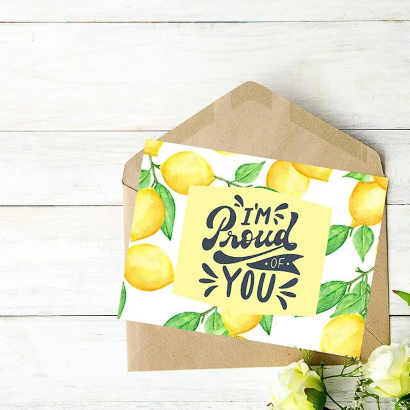 Lemons Congratulations Card - Etsy