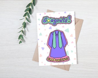 Digital Congratulations card, congrats card, proud of you card, digital download, digital card, printable card, graduation card