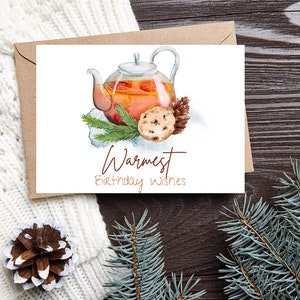 Cartão de aniversário em aquarela para impressão, cartão digital, aniversário digital, cartão para impressão, feliz aniversário, cartão em aquarela, presente para ela