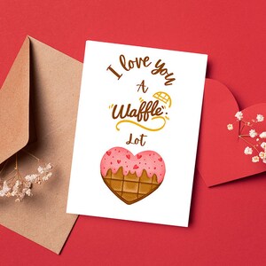 Printable Fold Valentine's Day Card, Printable Card, Printable ...
