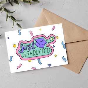 Digitale felicitatiekaart, felicitatiekaart, trots op je kaart, digitale download, digitale kaart, afdrukbare kaart, afstudeerkaart