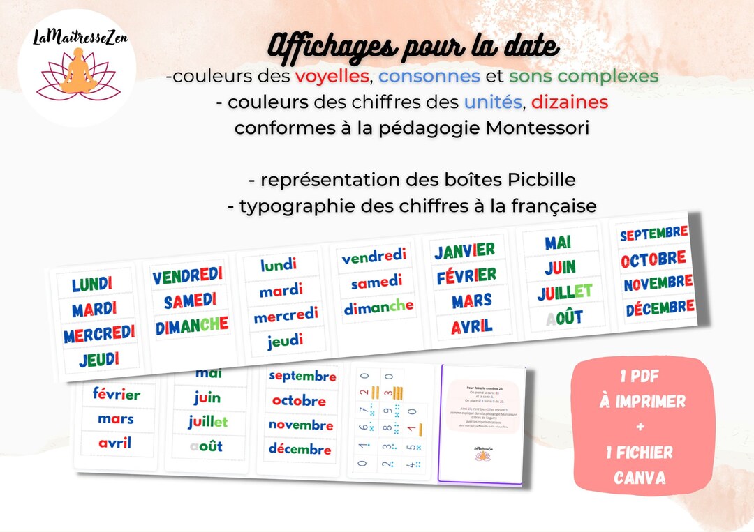 Date Display Labels - Etsy