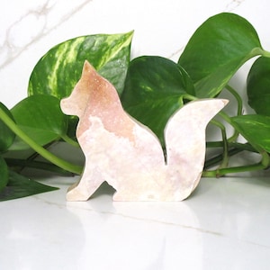 Crystal Fox Carving, Full Druzy Crazy Lace Agate Fox Figurine, Gold Gemstone Statue, Stone Carved Fox, Rock Sculpture, Animal Lovers Gift