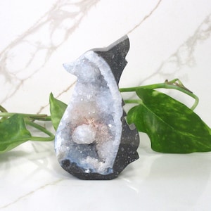 Blauer Amethyst Kristall Wolf Schnitzerei - Heulen Edelstein Wolf Figur, Geschenk für Tierliebhaber