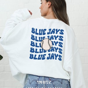 Toronto Blue Jays Vintage Style Mlb Crewneck Sweatshirt - Bluefink