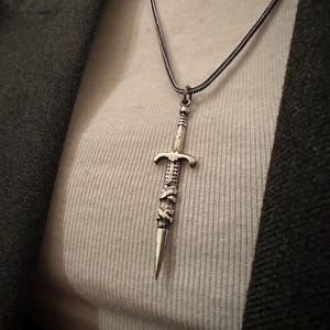 Silver Sword pendant