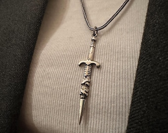 Silver Sword pendant