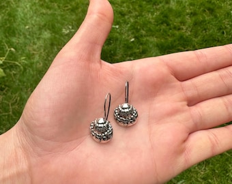 925 Sterling Silver Seashell Drop Earrings