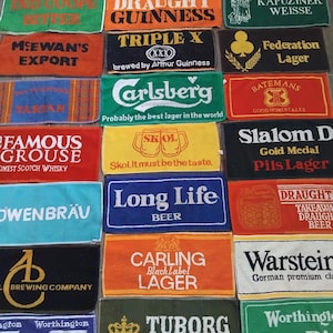 Vintage pub beer/bar towels