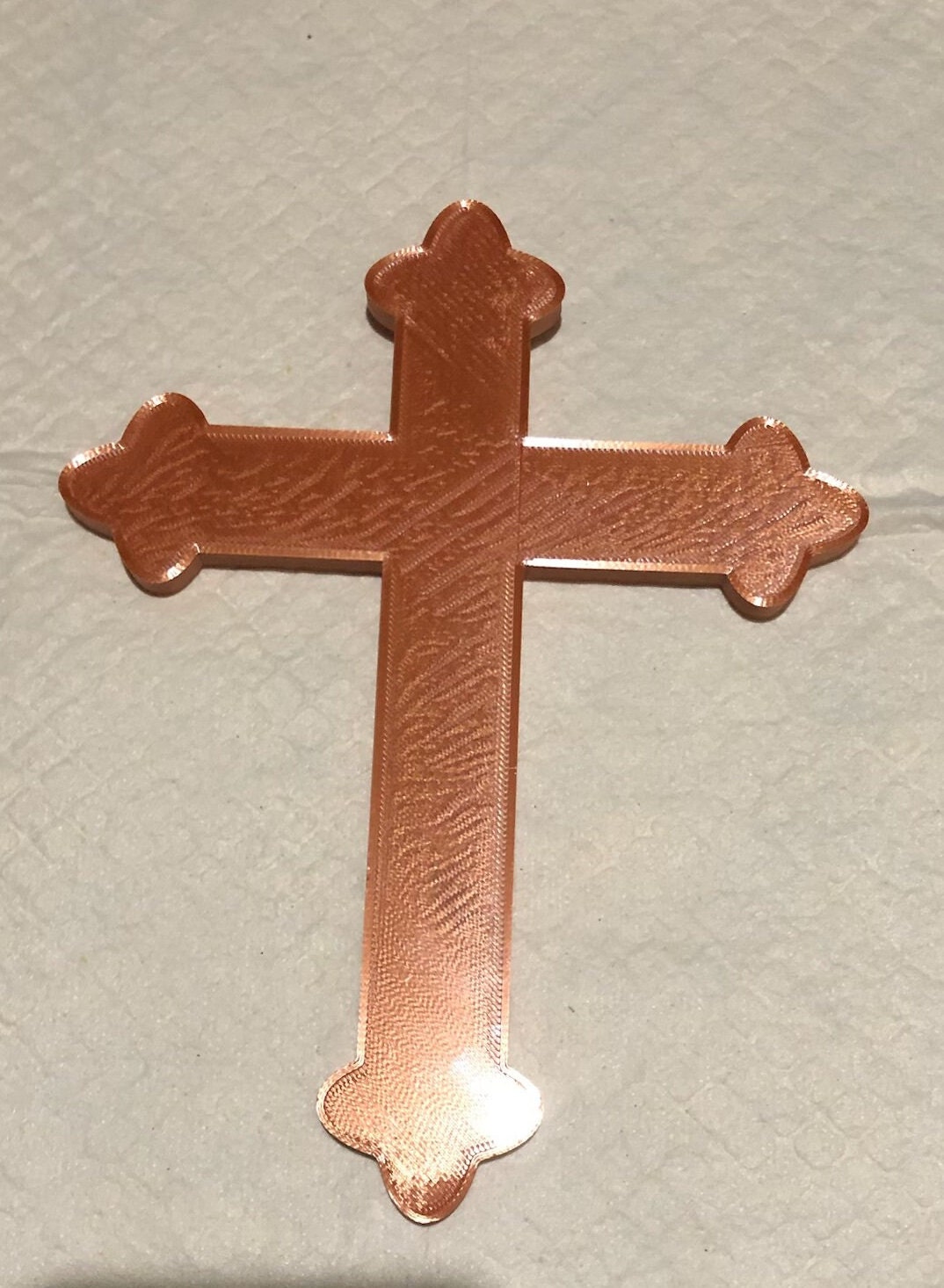 Crucifix [Doors / RoBlox] - 3D Printed, 6 Long; black