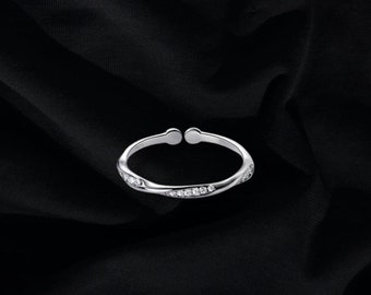 Eternity Diamond Ring, Instagram Trendy Jewelry, Insta Inspo TikTok Fashion Style, Internet Trends, Gift for Girlfriend, Friend Gift