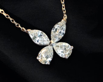 Skye Collar de diamantes mariposa