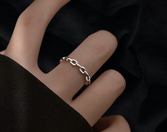 Chain Silver Ring